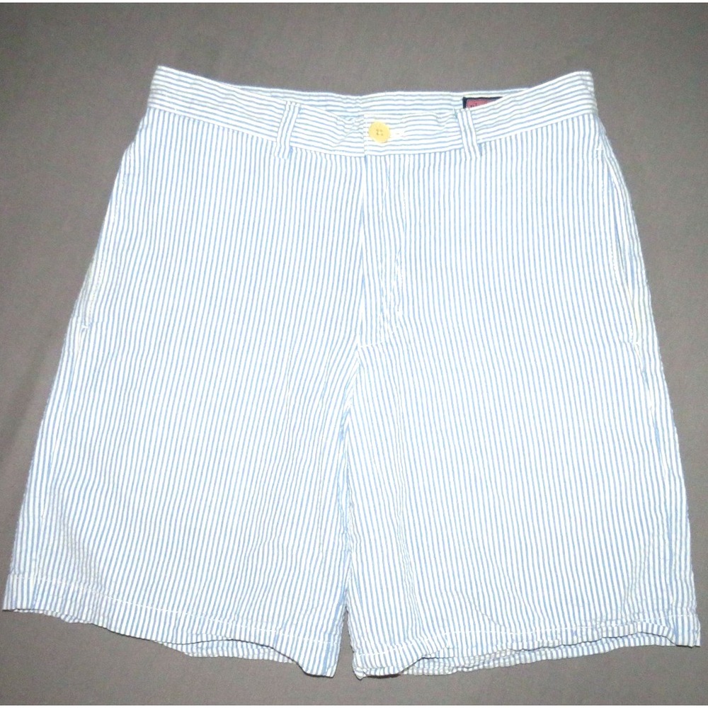Vineyard Vines Pin Striped 100% Cotton Seersucker Chino Club Shorts Men's 28